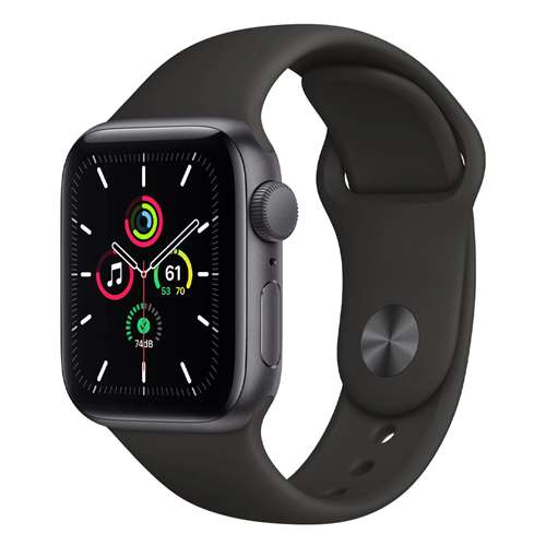 Apple iWatch SE 44mm, Qora