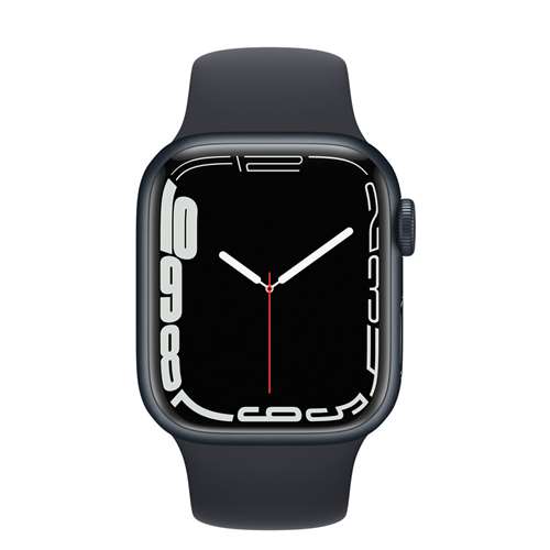 Apple Watch Series 7 41mm, Qora