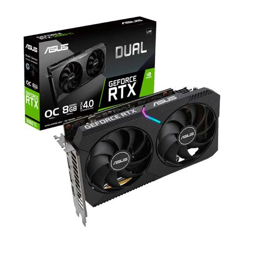 Видеокарта ASUS DUAL RTX3060TI O8GD6X