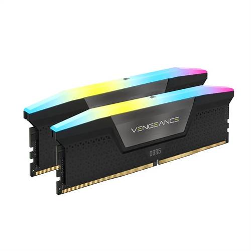 Модуль памяти Corsair VENGEANCE RGB 32GB 2x16GB DDR5/5600MHz C40 DIMM, Black