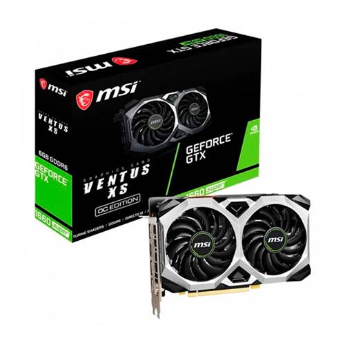 Видеокарта MSI GTX 1660-SUPER-VENTUS-XS-OC-RU 6GB