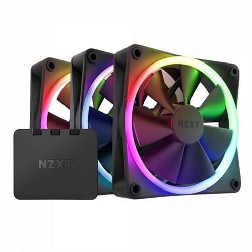 Вентилятор NZXT F120 RGB Triple Pack, Qora