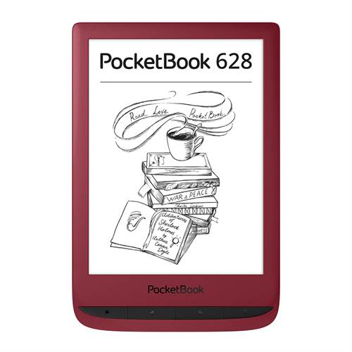 Electronic book PocketBook E-Reader 628, Ruby Red | ERC