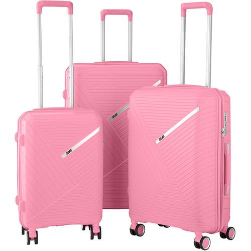 Suitcase Set 2E, SIGMA,(L+M+S) 3 in 1, Pink | ERC