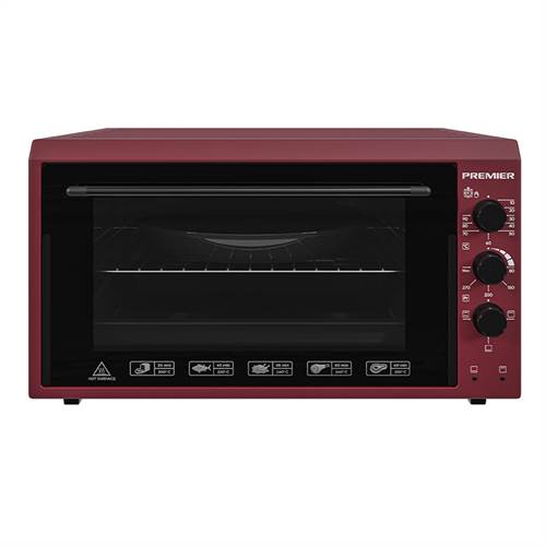 Mini oven Premiere PRO-ECO 45, Red | MUZ