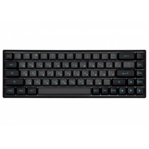 Клавиатура Akko 3068B Plus Черно-голубой CS Jelly Фиолетовый RGB | ERC