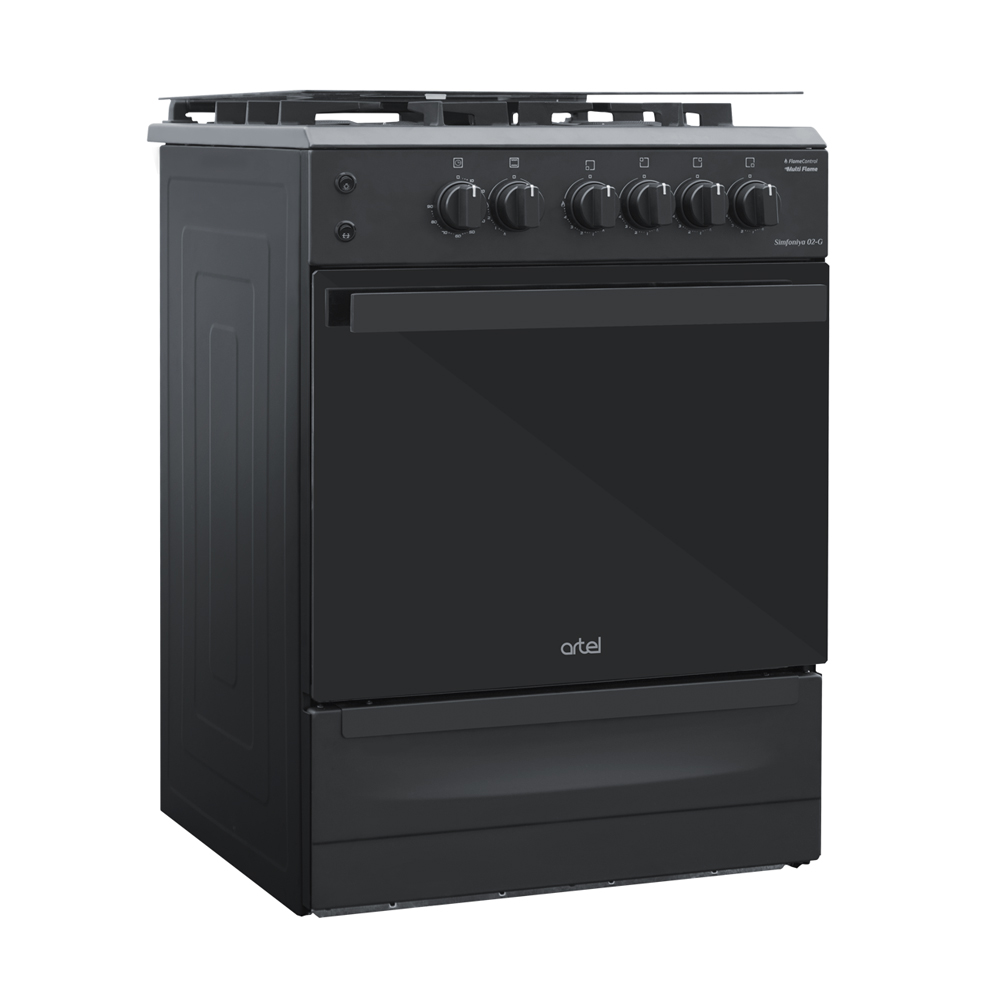 Gas stove Artel Simfoniya 02-G, Matt black